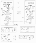 Carburetor Fuel Supply Diagram and Parts List for 120302-0432-E8  Briggs and Stratton Engine